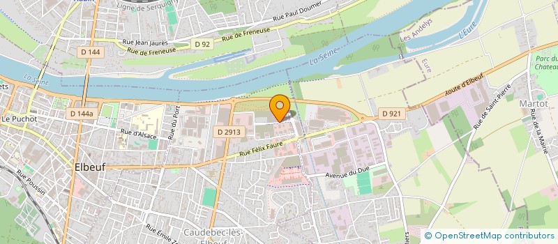 localisation de l'entreprise NORMAND RENOV  CAUDEBEC-LES-ELBEUF