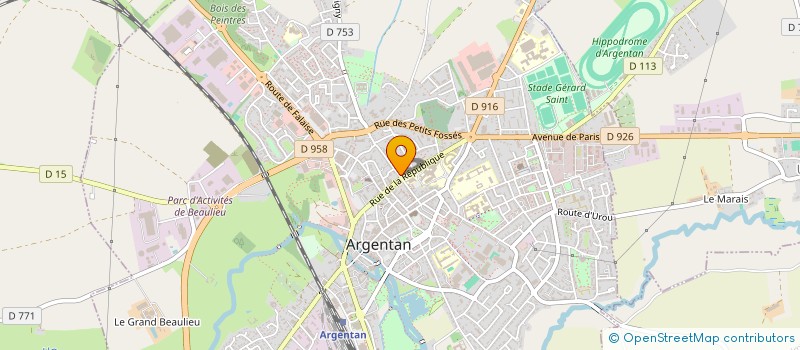 localisation de l'entreprise NORMANDCOM SOCIETE IMPORT-EXPORT à ARGENTAN