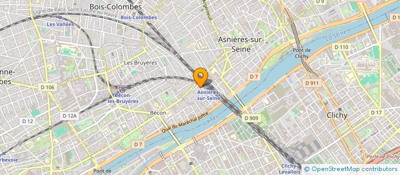 localisation de l'entreprise NORMANDDY à ASNIERES-SUR-SEINE