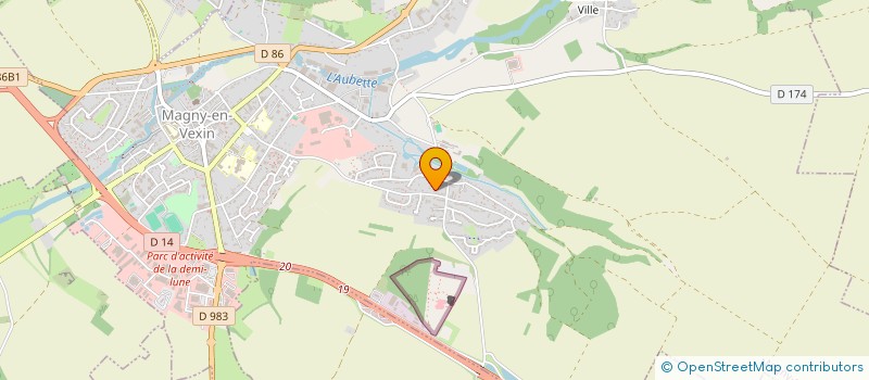 localisation de l'entreprise NORMANDE 2018  MAGNY-EN-VEXIN