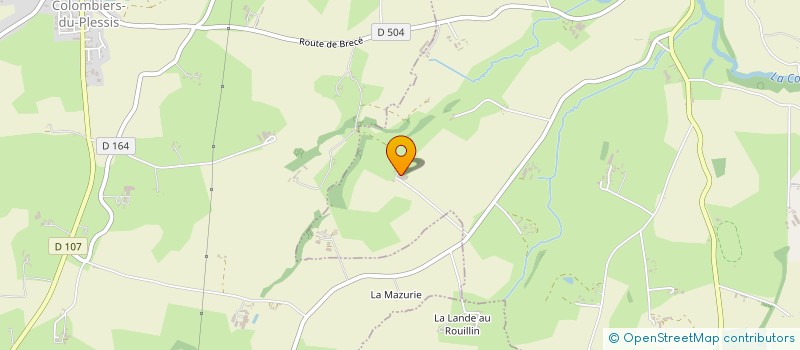 localisation de l'entreprise NORMANDE ALPINE à BRECE