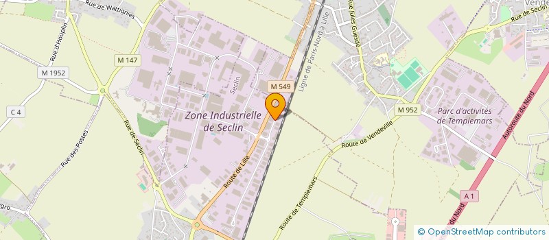 localisation de l'entreprise NORMANDE APPLICAT MOTEURS MATERIEL INDUS à SECLIN