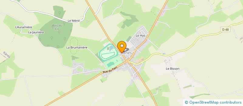 localisation de l'entreprise NORMANDE APPLICATION CAOUTCHOUC à RANES