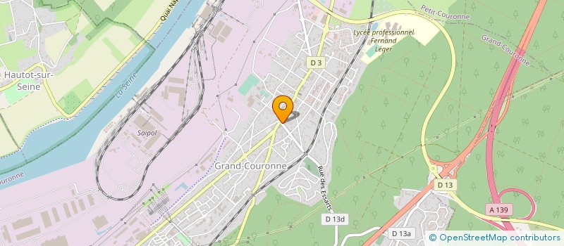 localisation de l'entreprise NORMANDE EXPL FORESTIERE SOC à GRAND-COURONNE
