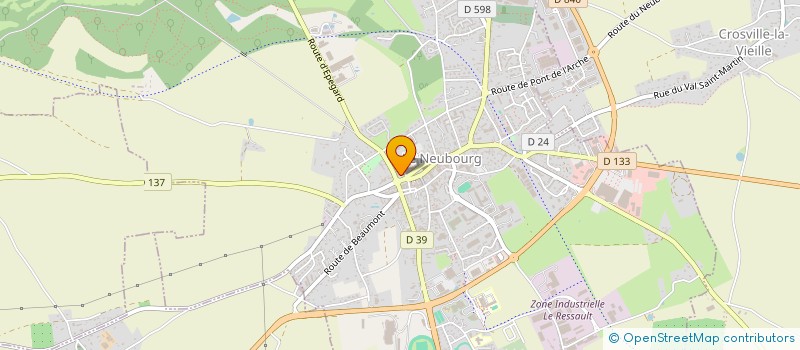 localisation de l'entreprise NORMANDE MENUISERIE ET COMPAGNIE  LE NEUBOURG