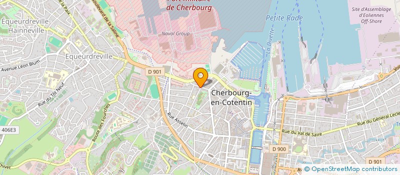 localisation de l'entreprise NORMANDEM à CHERBOURG-EN-COTENTIN