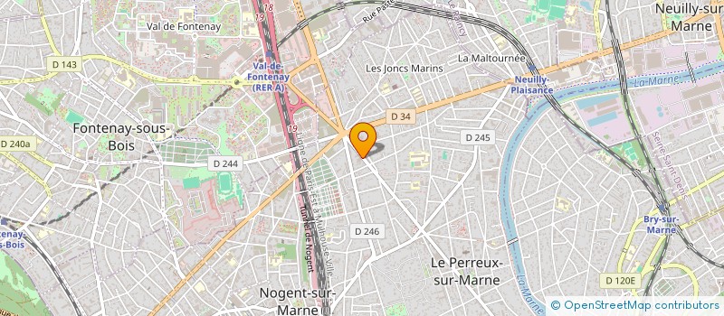 localisation de l'entreprise NORMANDEX à LE PERREUX-SUR-MARNE