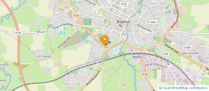 localisation de l'entreprise NORMANDIAG à BAYEUX
