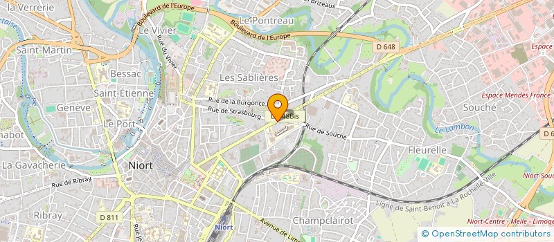 localisation de l'entreprise NORMANDIE  NIORT