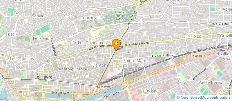 localisation de l'entreprise NORMANDIE à LE HAVRE