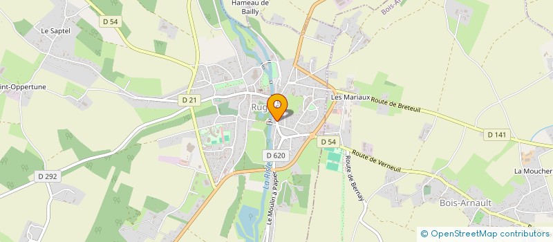 localisation de l'entreprise NORMANDIE  RUGLES