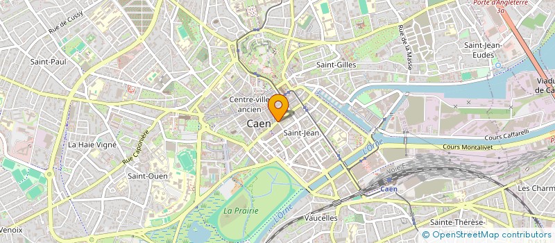 localisation de l'entreprise NORMANDIE AFRIQUE à CAEN