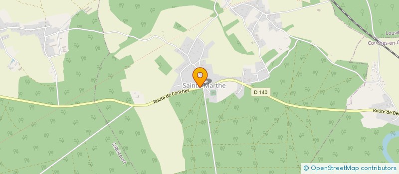 localisation de l'entreprise NORMANDIE AGENCEMENT  SAINTE-MARTHE