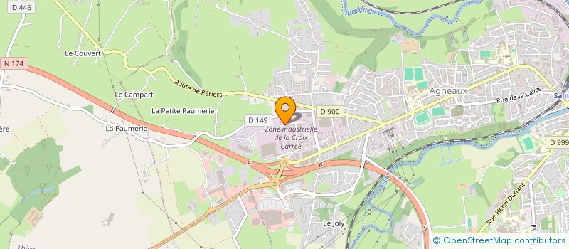 localisation de l'entreprise NORMANDIE AGENCEMENTS SARL  AGNEAUX