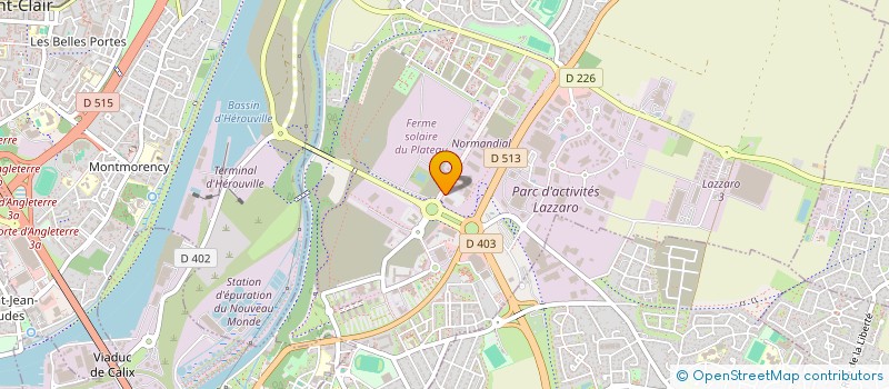 localisation de l'entreprise NORMANDIE AMENAGEMENT  COLOMBELLES