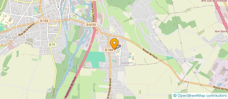 localisation de l'entreprise NORMANDIE APPART  LOUVIERS