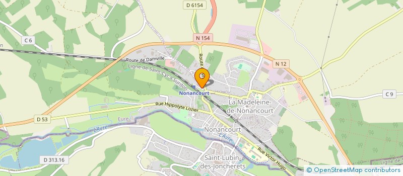 localisation de l'entreprise NORMANDIE B TISS'EURE à NONANCOURT