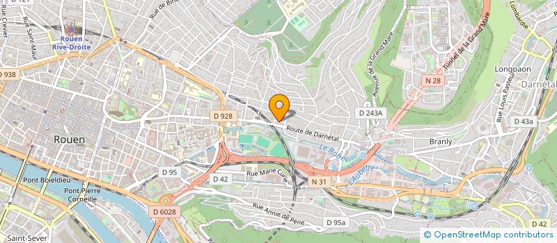 localisation de l'entreprise NORMANDIE BACKLINE  ROUEN