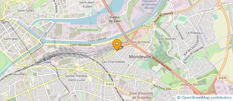 localisation de l'entreprise NORMANDIE BARDE à MONDEVILLE
