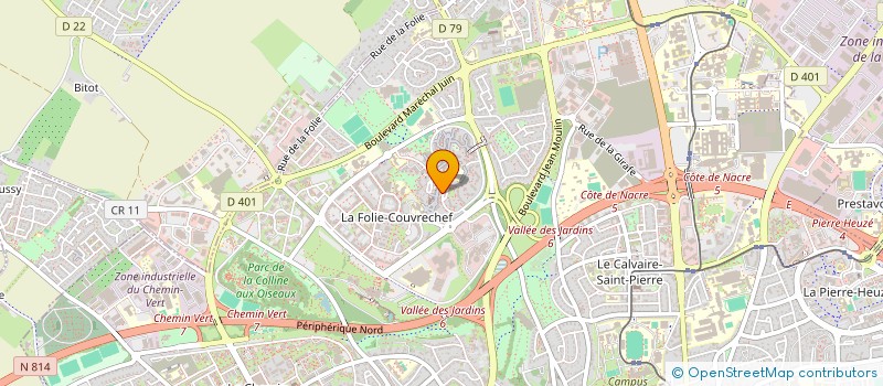 localisation de l'entreprise NORMANDIE BAT à CAEN