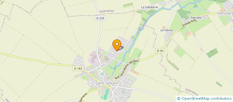 localisation de l'entreprise NORMANDIE BOISSONS  SAINT-SYLVAIN