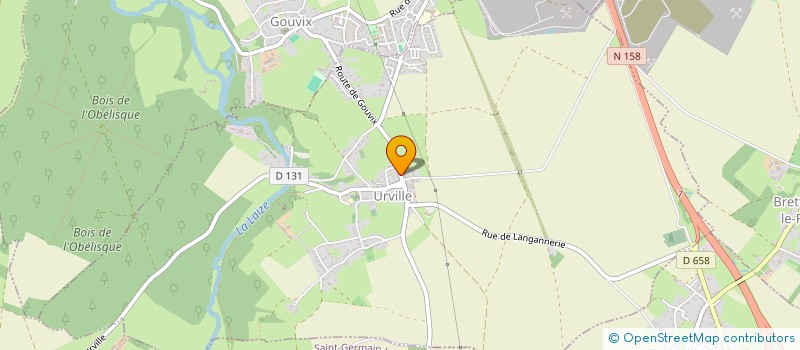 localisation de l'entreprise NORMANDIE BONSAI  URVILLE