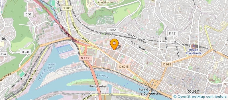 localisation de l'entreprise NORMANDIE BTP 76 à ROUEN