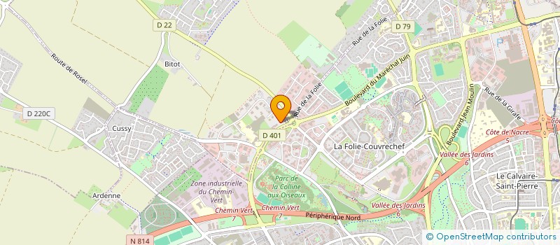 localisation de l'entreprise NORMANDIE CAEN EXPERTISE  SAINT-CONTEST