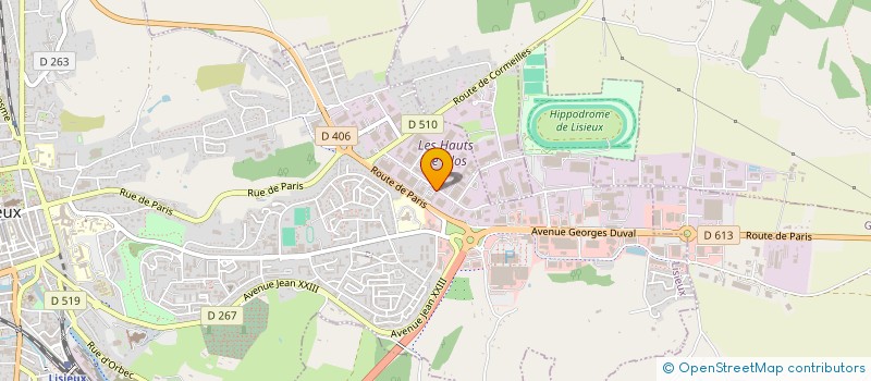 localisation de l'entreprise NORMANDIE CALVADOS  HERMIVAL-LES-VAUX