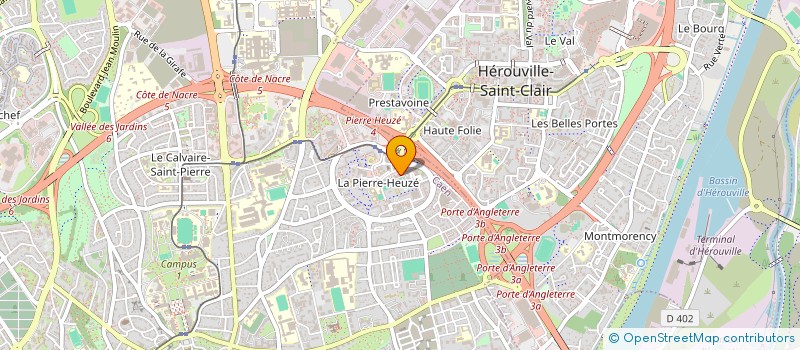 localisation de l'entreprise NORMANDIE -CARROM à CAEN