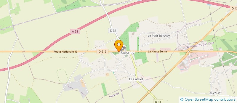 localisation de l'entreprise NORMANDIE CHEVAL DISTRIBUTION à BOISNEY