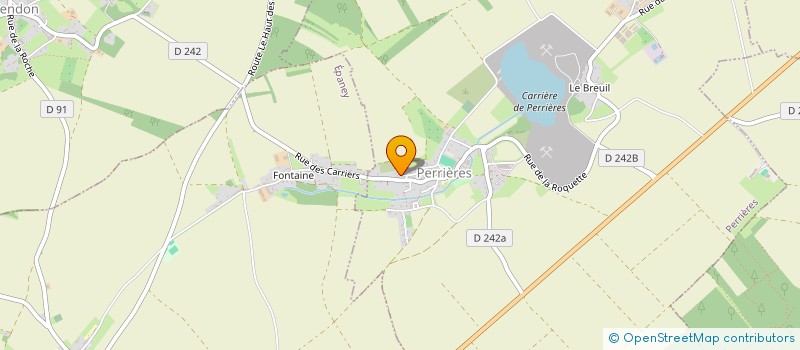 localisation de l'entreprise NORMANDIE & CIE  PERRIERES