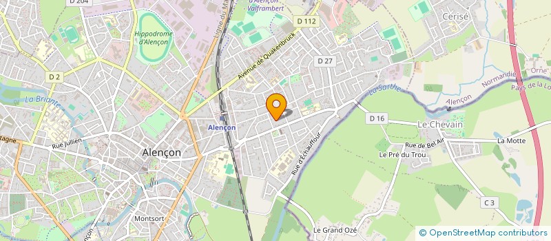 localisation de l'entreprise NORMANDIE CLEAN à ALENCON