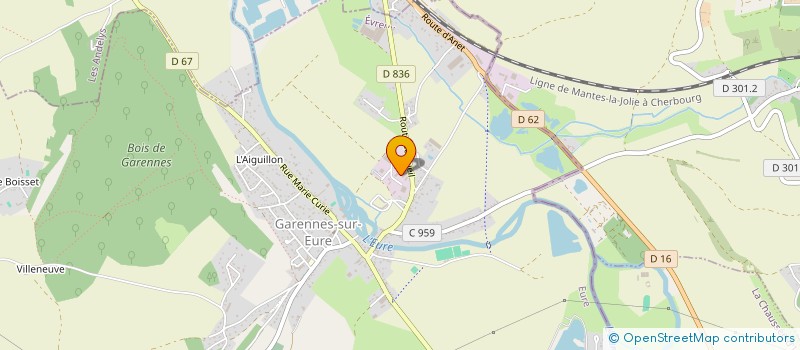 localisation de l'entreprise NORMANDIE CONCEPT TOUT TERRAIN à GARENNES-SUR-EURE