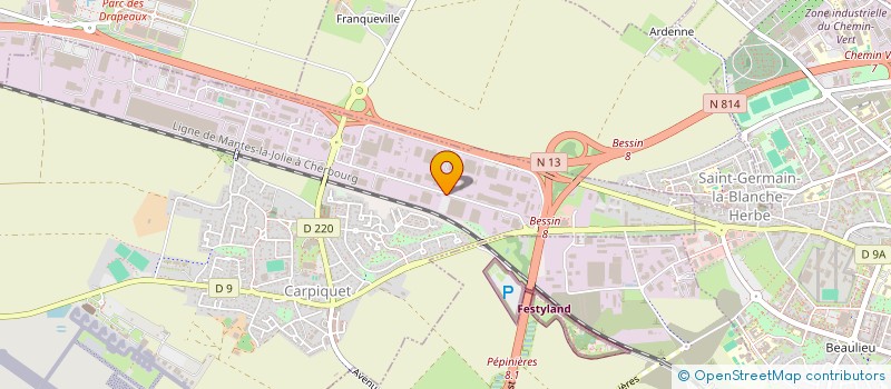 localisation de l'entreprise NORMANDIE CONSEILS ENERGIE  CARPIQUET