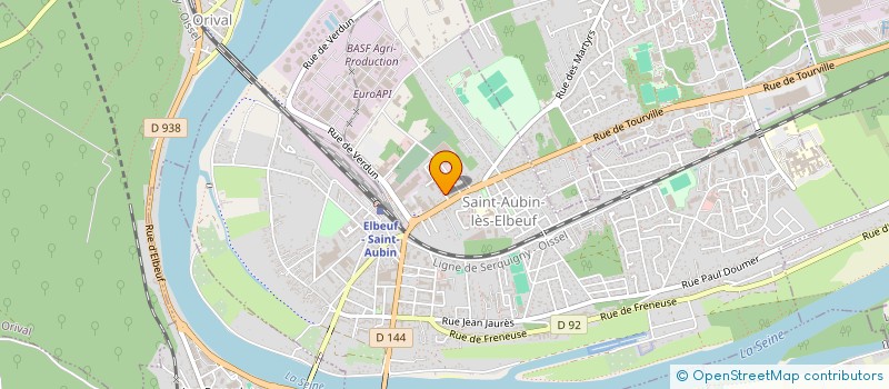 localisation de l'entreprise NORMANDIE CONSTRUCTIONS  SAINT-AUBIN-LES-ELBEUF