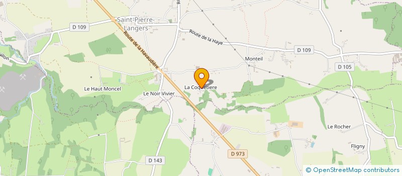 localisation de l'entreprise NORMANDIE COQUILLAGES à CHAMPEAUX