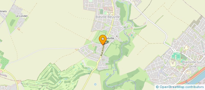 localisation de l'entreprise NORMANDIE DEBOSS  BIEVILLE-BEUVILLE