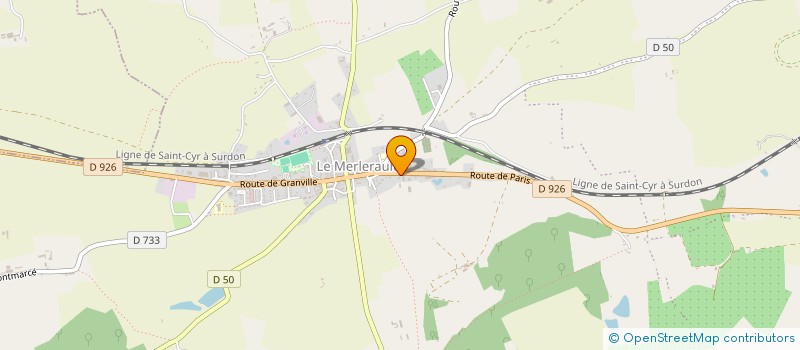 localisation de l'entreprise NORMANDIE DECHETS SERVICES à LE MERLERAULT