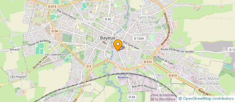 localisation de l'entreprise NORMANDIE DECOUVERTE à BAYEUX