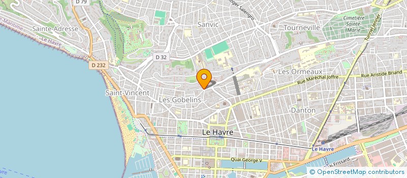 localisation de l'entreprise NORMANDIE DEVELOPPEMENT  LE HAVRE