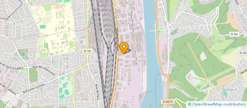 localisation de l'entreprise NORMANDIE DISTRIBUTION à SAINT-ETIENNE-DU-ROUVRAY