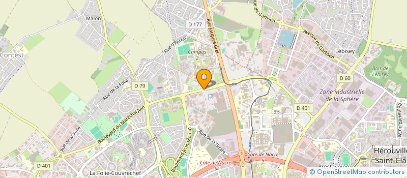 localisation de l'entreprise NORMANDIE DOC à CAEN