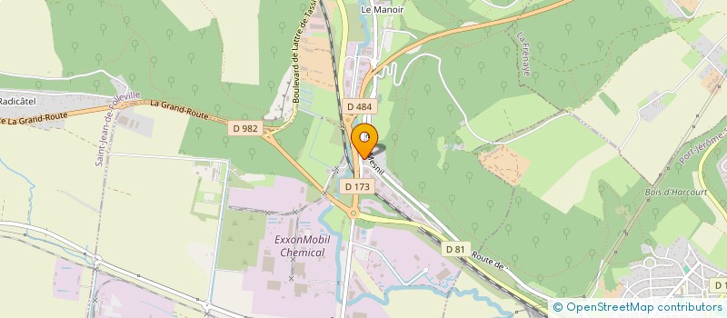 localisation de l'entreprise NORMANDIE ENROBES à LILLEBONNE