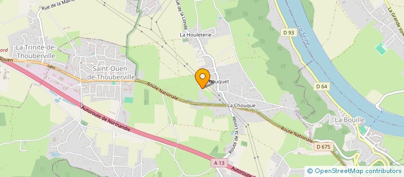 localisation de l'entreprise NORMANDIE ESPACES VERTS SERVICES à CAUMONT