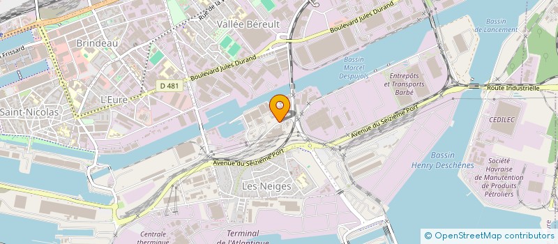 localisation de l'entreprise NORMANDIE ETANCHEITE  LE HAVRE