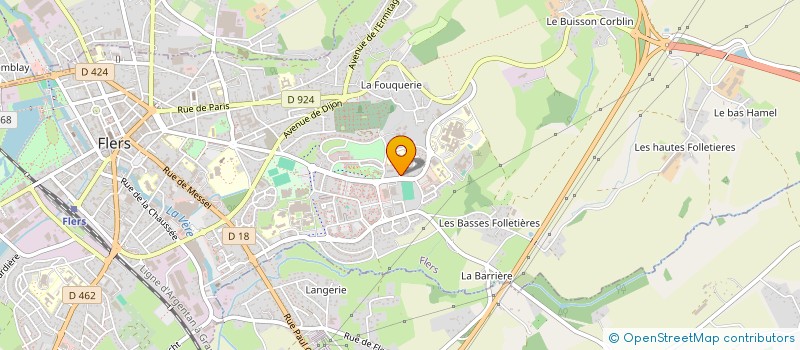 localisation de l'entreprise NORMANDIE ETANCHEITE SAS à FLERS