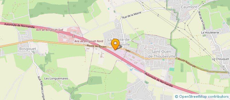 localisation de l'entreprise NORMANDIE EVENTS COMMUNICATION  LA TRINITE-DE-THOUBERVILLE