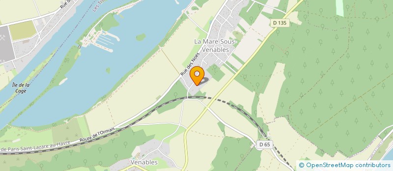 localisation de l'entreprise NORMANDIE EXPERTISES IMMO à LES TROIS LACS