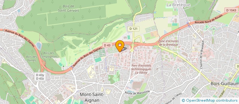 localisation de l'entreprise NORMANDIE EXPERTS CONSULTANTS ASSOCIES à MONT-SAINT-AIGNAN